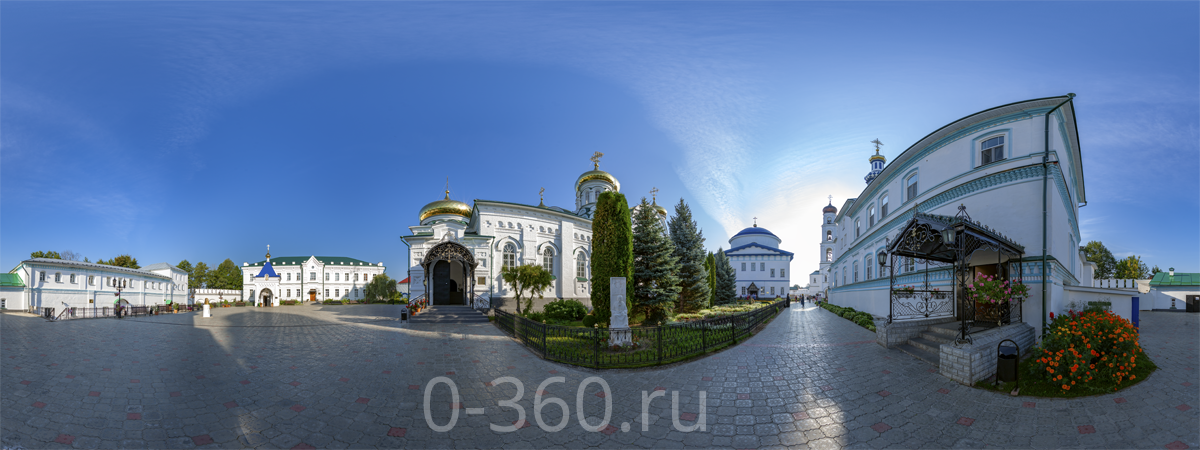 Панорама Раифского монастыря.Троицкий собор