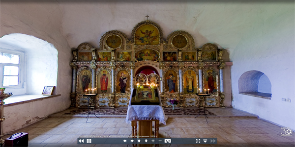 3D панорама Церкви Николая Чудотворца  на острове Свияжск Татарстан  